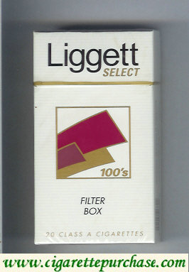 Liggett Select 100s Filter Box cigarettes hard box